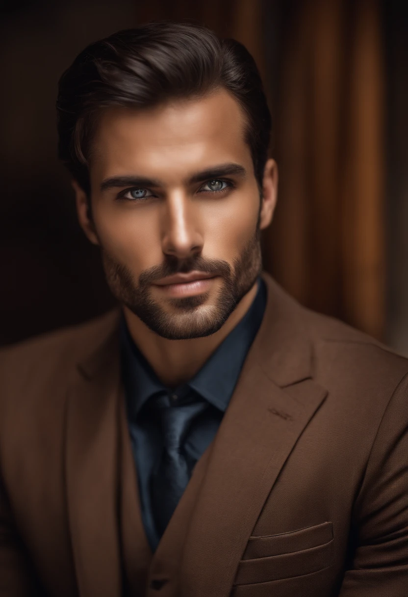 Homme d'affaire, brun, yeux marron