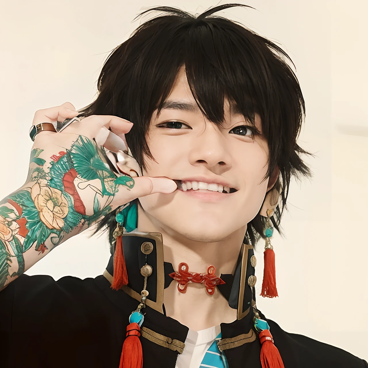 Make a realistic version of Yuto Sano's intellration, ultra realista e detalhado em 4k