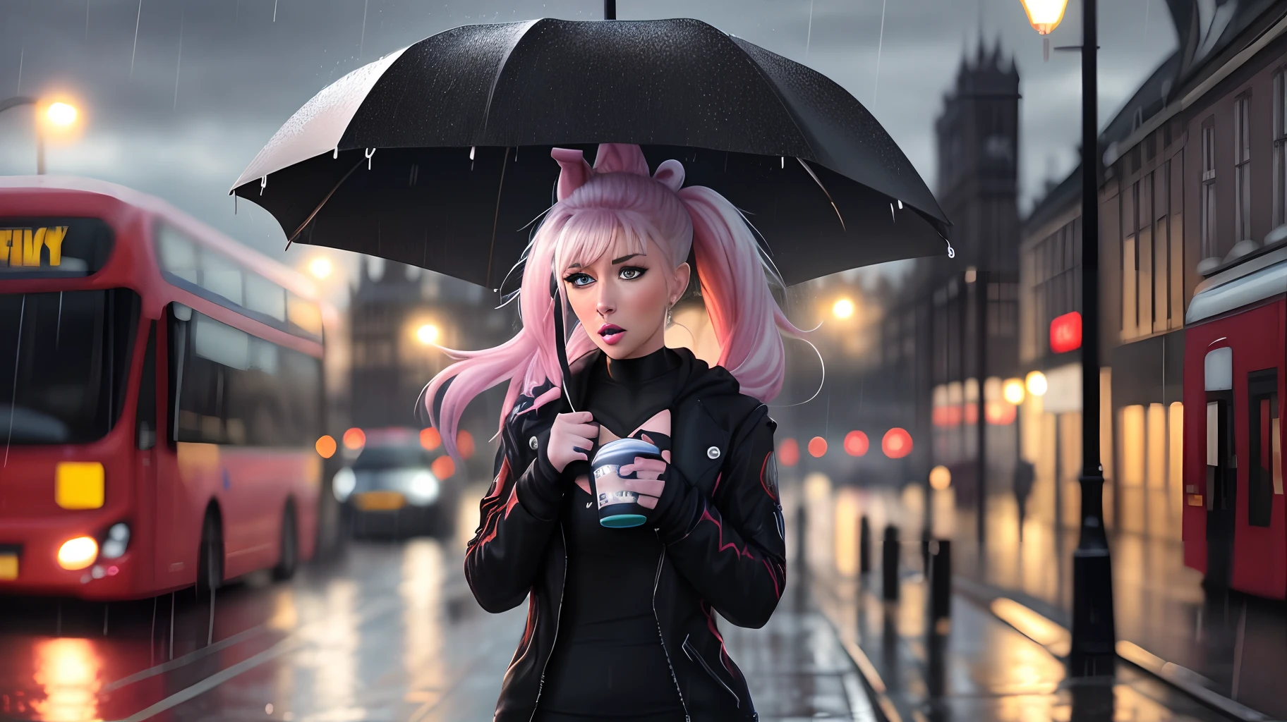 Alexa Bliss In London Rain