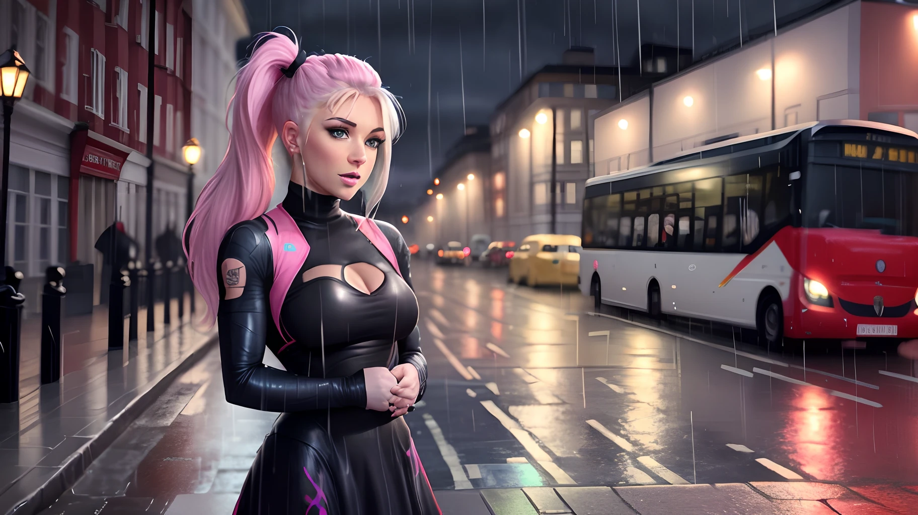 Alexa Bliss In London Rain