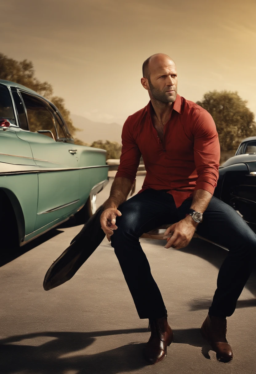 Jason Statham realiste pris par un iphone