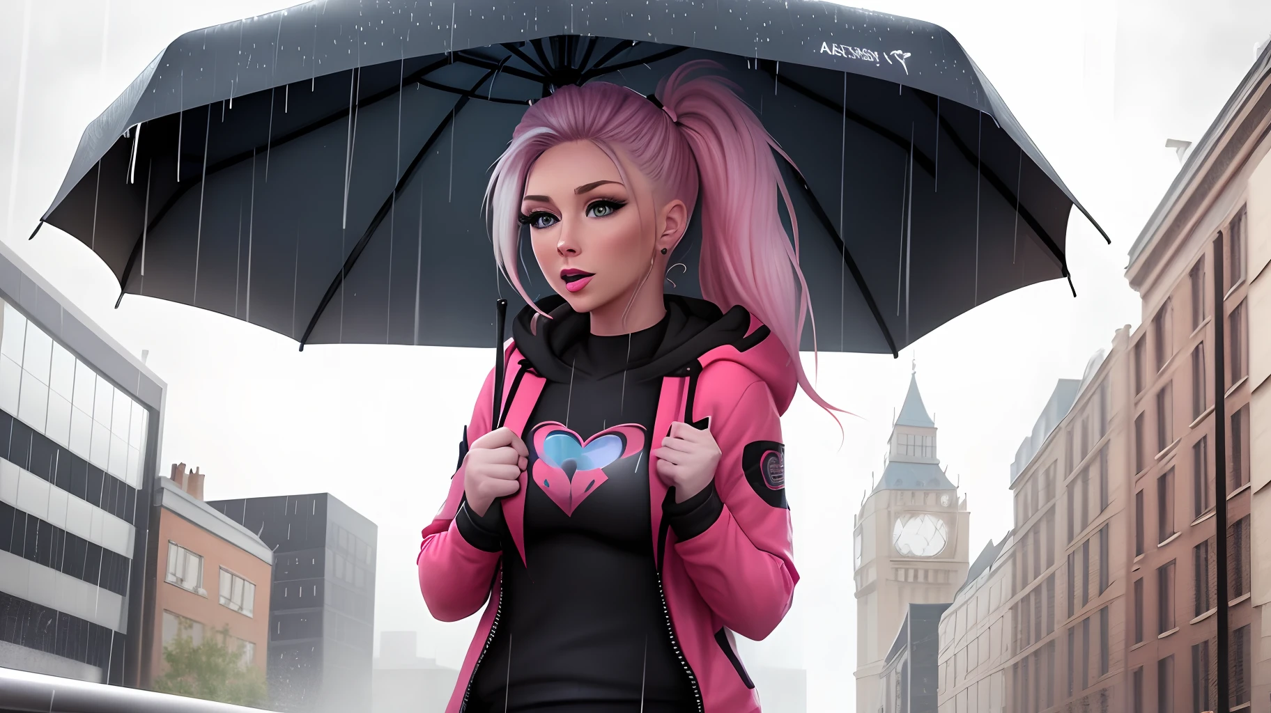 Alexa Bliss in London Rain