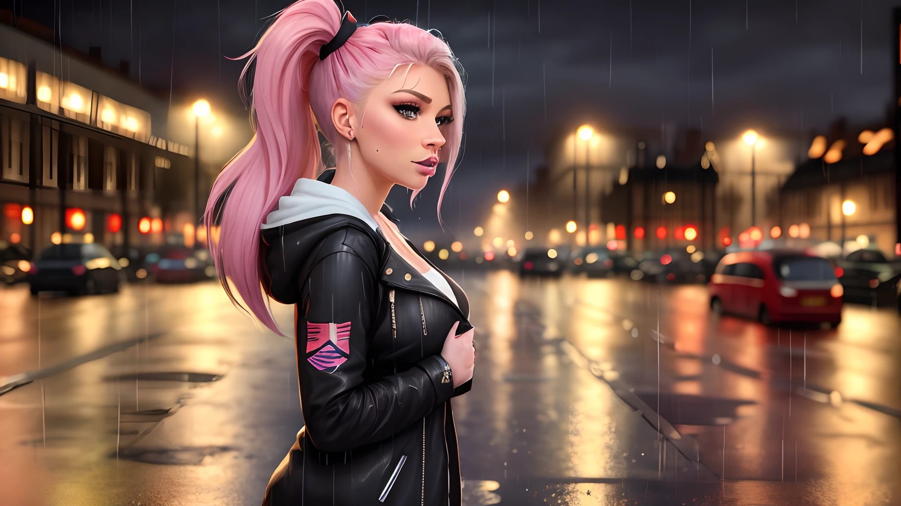 Alexa Bliss in London Rain
