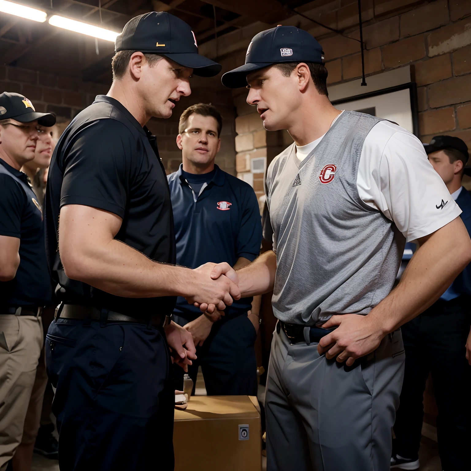 Jj McCarthy and Jim harbaugh fornicating