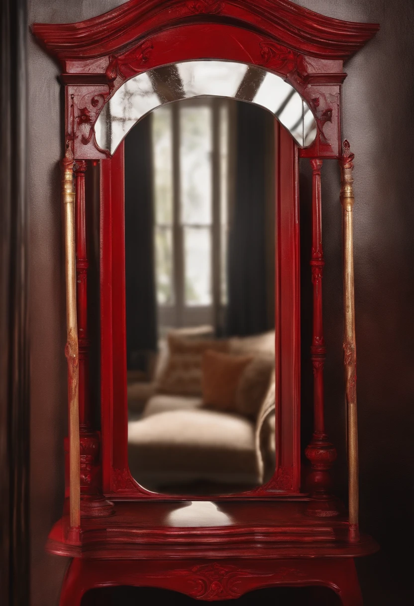 red mirror, dark style image