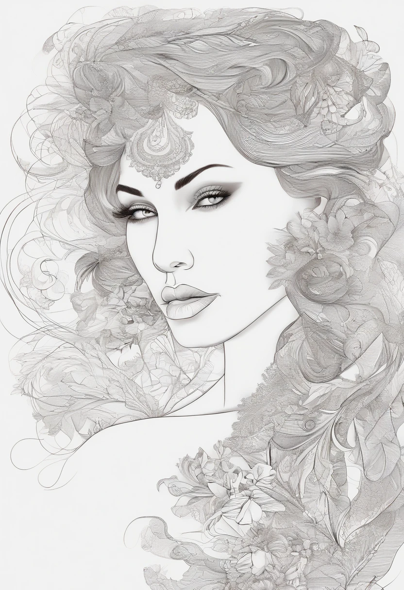 a painting of a woman with a white shirt and a brown background, karol bak uhd, gorgeous digital painting, beautiful character painting, elegant digital painting, fully clothed. painting of sexy, hd digital painting, eve ventrue, beautiful digital painting, detailed painting 4 k, stunning digital painting, gorgeous woman, realistic female portrait, beautiful digital artwork, blonde woman