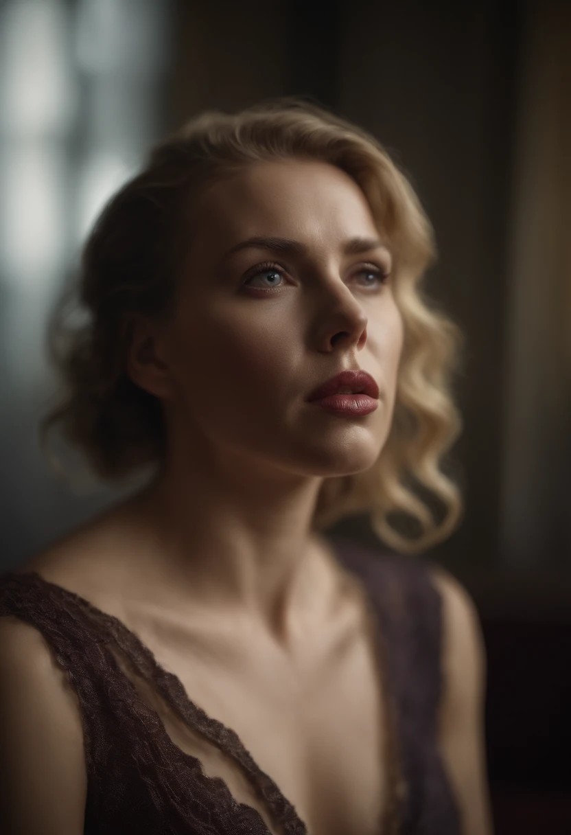 Scarlett Johansson naked with a bad attitude