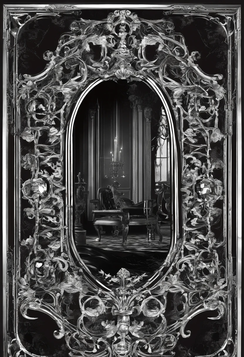 mirror, blood and suicide one men look on the mirror