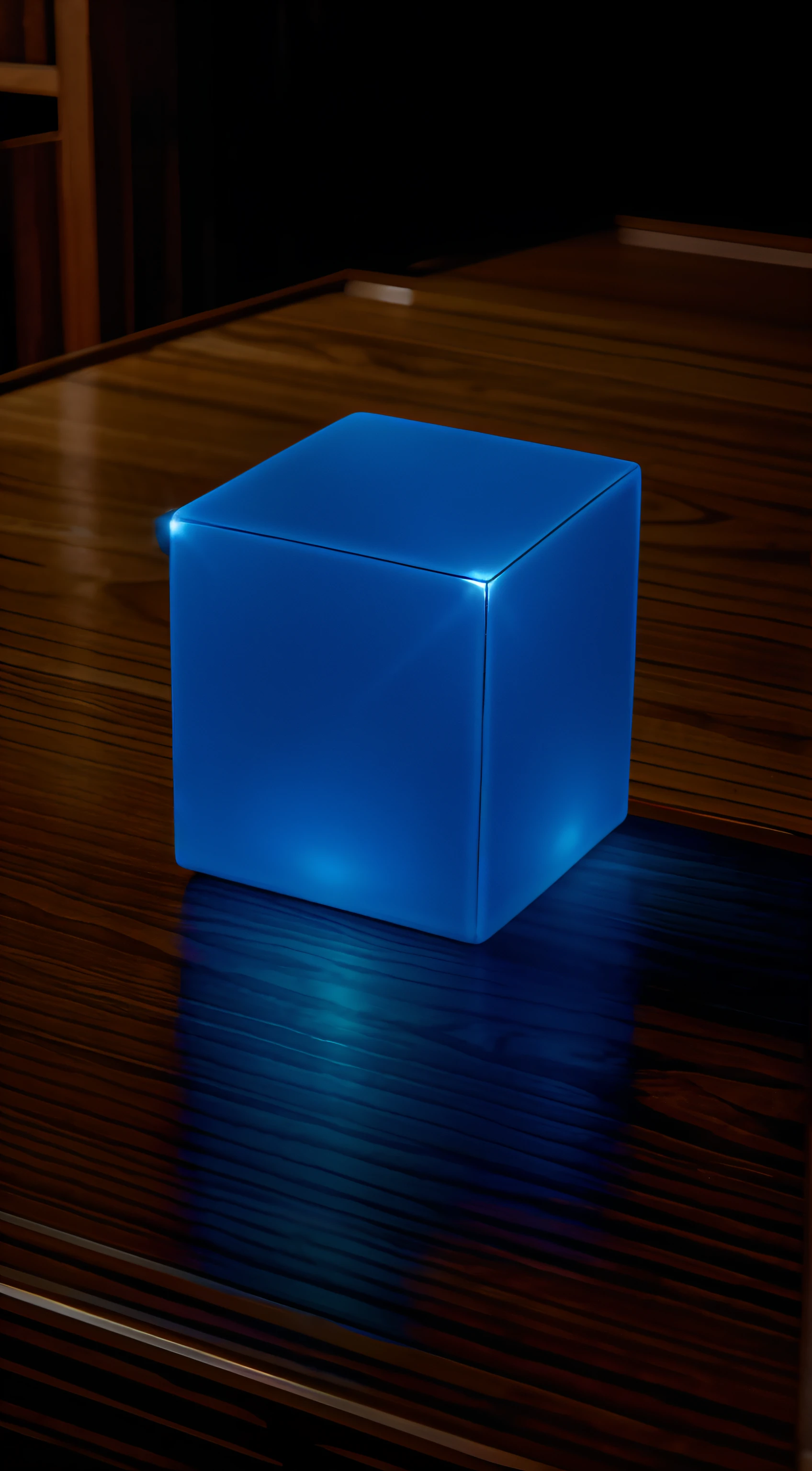Smooth cube, smooth matte, glowing more