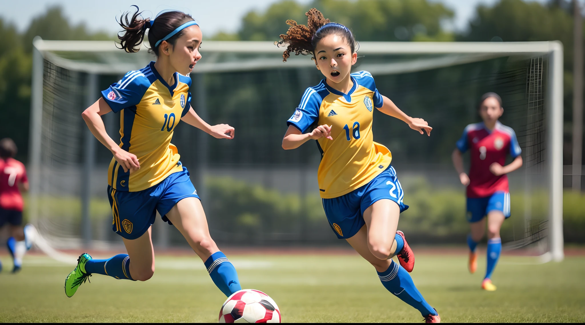 Playing Soccer