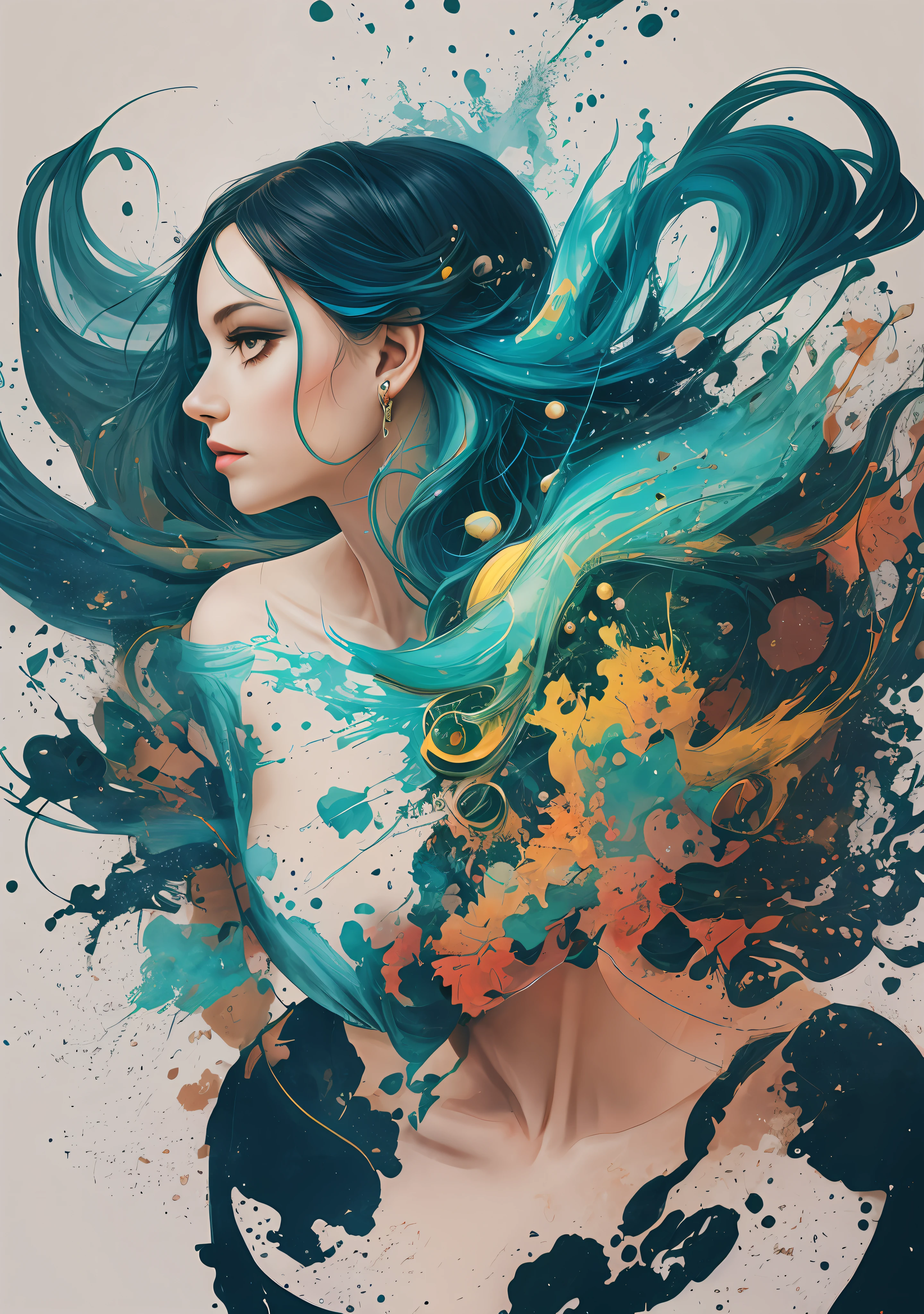 an illustration in style of Alberto Seveso --auto --s2