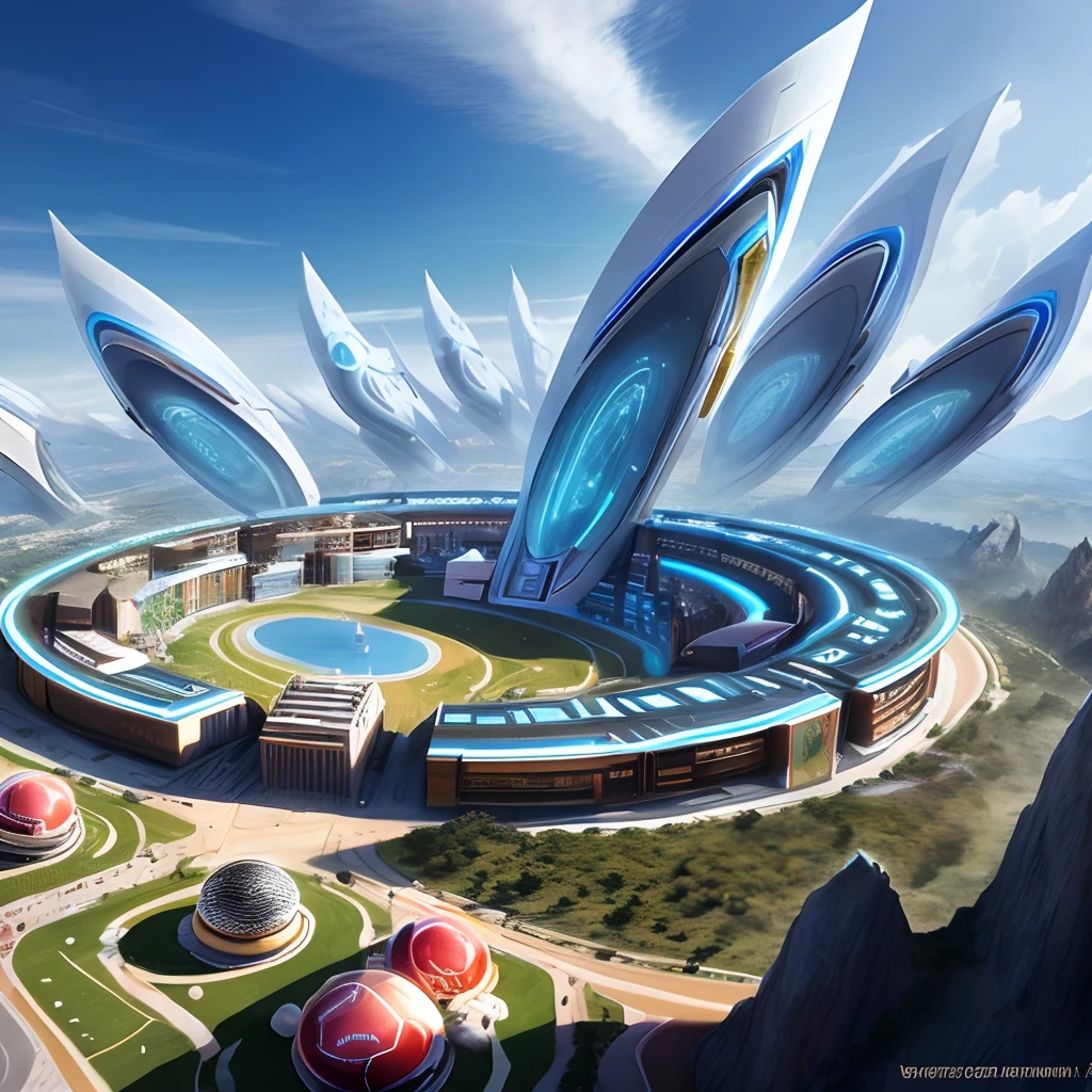 shambala city, futuristic advance megapolitan city