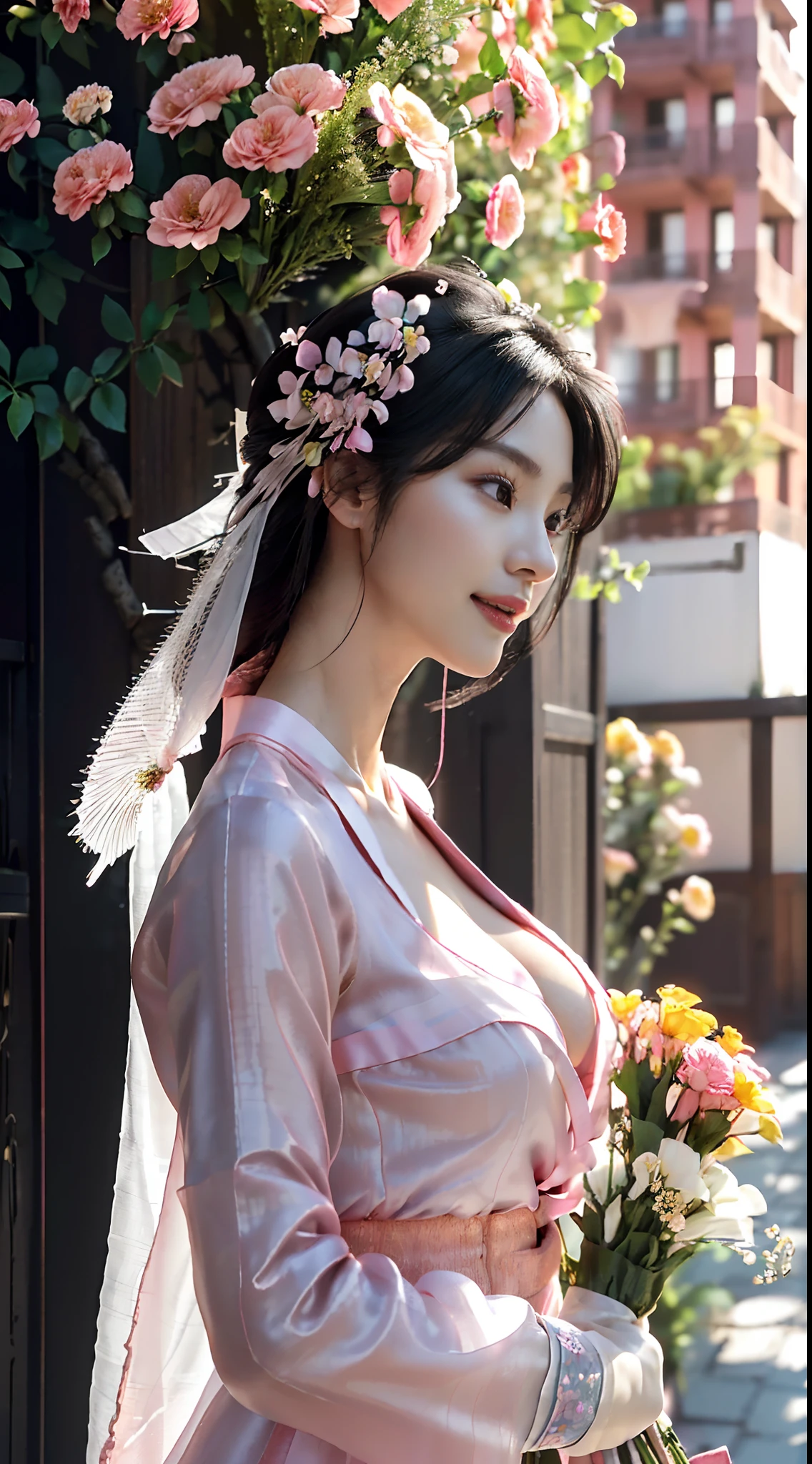 1girl, (beauty breast), (upper body), ((very transparent) Hanfu), (erotic_pose), indoor bedroom castle (blur background), (masterpiece),leejieun, (aphrodite goddess), pretty young face (Russian) (Asian), adept art, very best quality detailed face:1.5, (8k HD graphic, (soft and chill light), best quality detailed ultra highres:1.2 dynamic lighting, artstation, winner photography, volumemetricslighting),
