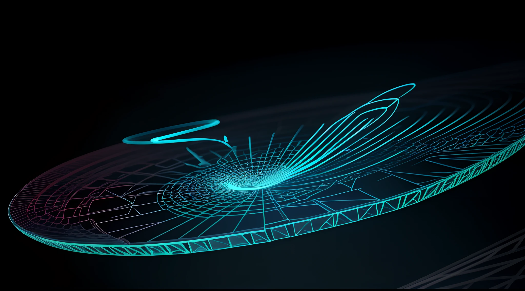 Engaging 3D visualization featuring stunning graphs、glinting
