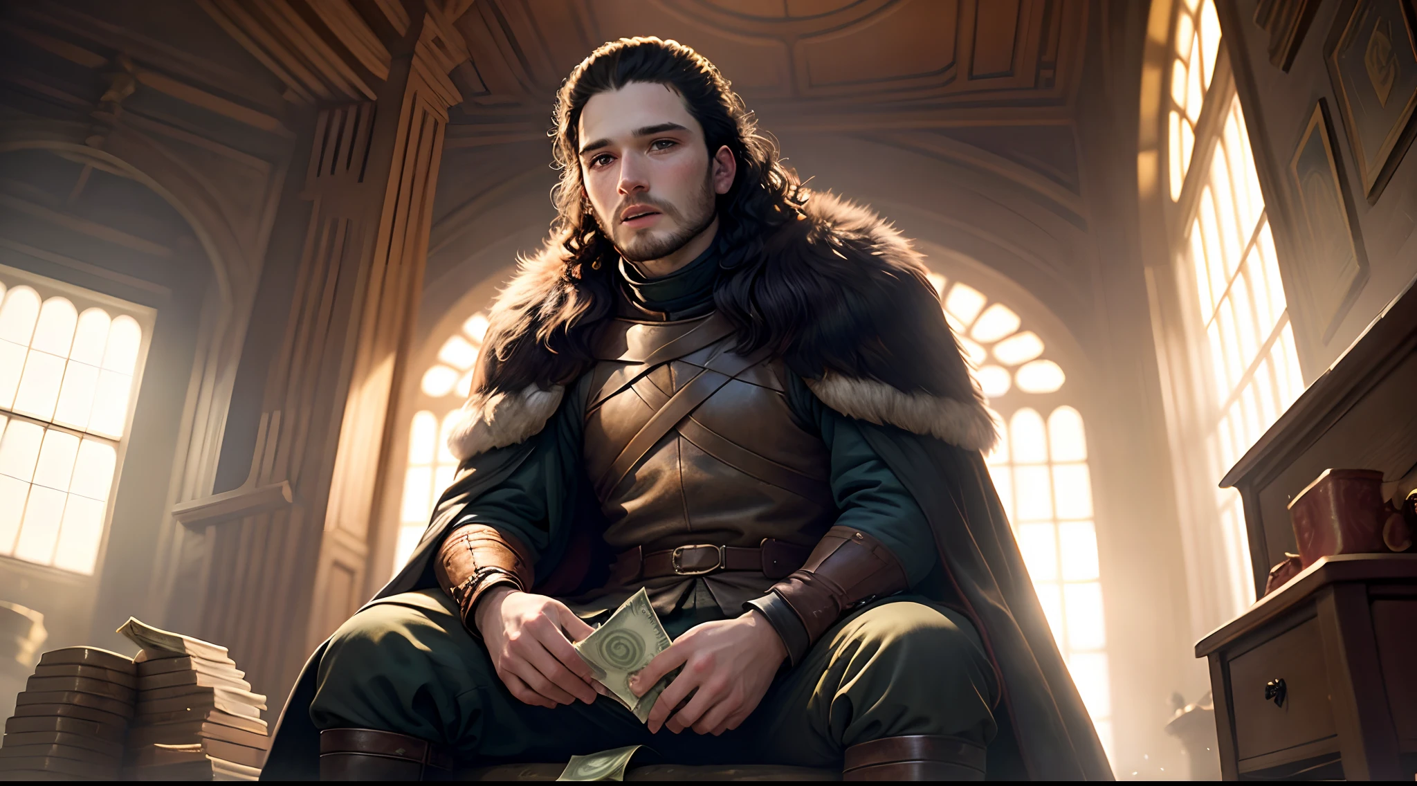Jon snow doing a money spread