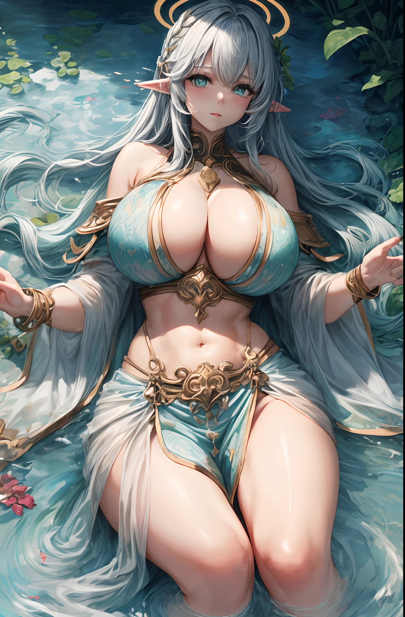 Masterpiece, Excellent drawing, illustratio, 1 girl, Cute, (Dynamic light: 1.2), 电影灯光, Delicate facial features, (Beautiful eyes: 1.2), (Bright green eyes: 1.233), Waterfall hair, Very long white hair, ears of elf, depth of fields, Background bokeh, Clear focus, (Super detailed, Halo, Glow: 1.4), Long white hair, Beautiful girly face, Fair, mediating, (Bare shoulders: 1.1), (: 1.1), Clear bikini, white finish, Gentle and gorgeous, Green leaf hairpins,The chest is large enough to tear the clothes,Bare legged,Very large chest,Very large chest,Very large chest,Very large chest,Very large chest,Very large chest,Very large chest,Very large chest,Very large chest,Very large chest,Very large chest,Very large chest,Very large chest,Very large chest,Very large chest,Very large chest,Very large chest,Very large chest,Very large chest,Very large chest,Very large chest,Very large chest,Very large chest,Very large chest,Very large chest,Very large chest,Very large chest,Very large chest,Very large chest,Very large chest,Very large chest,Very large chest,Very large chest,Very large chest,Very large chest,Very large chest,Very large chest,Very large chest,Very large chest,Very large chest,Very large chest,Very large chest,Very large chest,Very large chest,Very large chest,Very large chest,Very large chest,Very large chest,Very large chest,Very large chest,Very large chest,Very large chest,Very large chest,Very large chest,Very large chest,Very large chest,Very large chest,Very large chest,Very large chest,Very large chest,Very large chest,Very large chest,Very large chest,Very large chest,Very large chest,Very large chest,Very large chest,Very large chest,Very large chest,Very large chest,Very large chest,Very large chest,Very large chest,Very large chest,Very large chest,Very large chest,Very large chest,Very large chest,Very large chest,Very large chest,Very large chest,Very large chest,Very large chest,Very large chest,Very large chest,Very large chest,Very large chest,Very lar