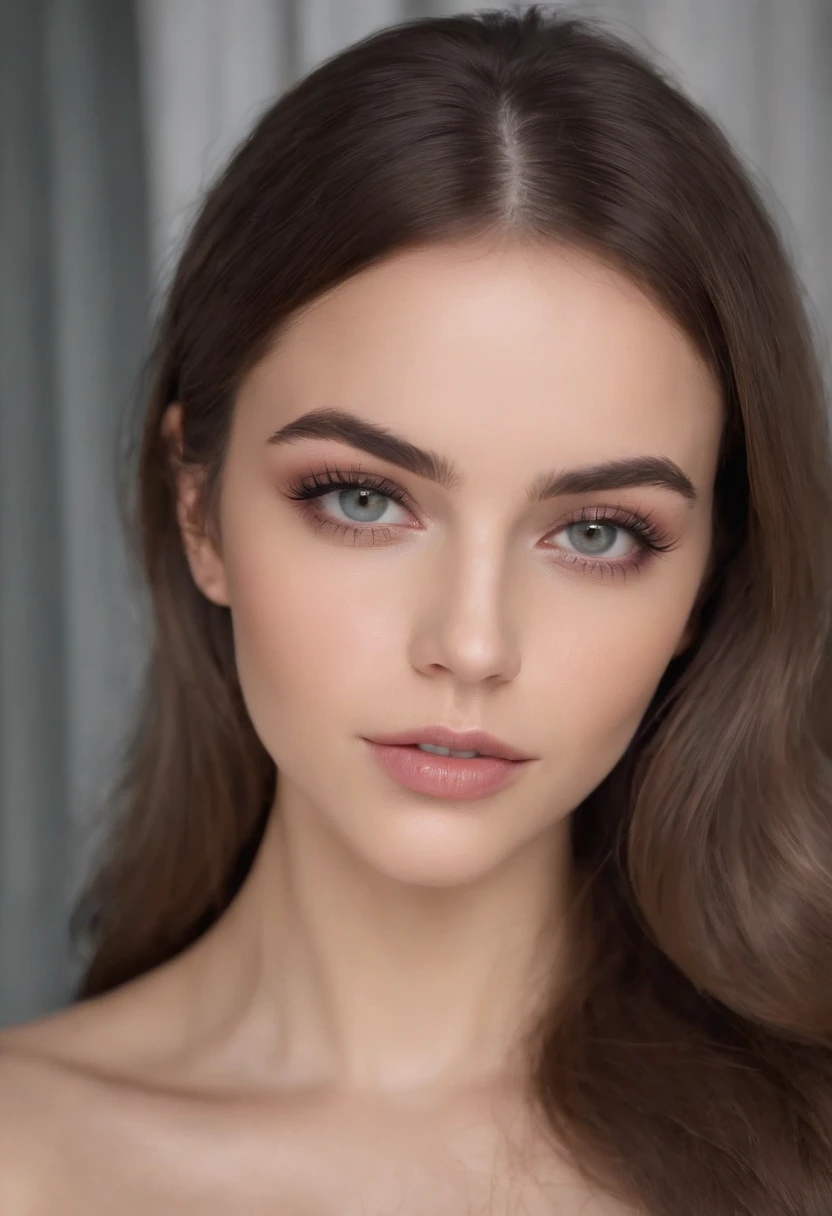 Mujer con camiseta sin mangas a juego y bragas rosas, Chica sexy con hermosos ojos, Retrato Sophie Mudd, Retrato de Corinna Kopf, cabello negro y ojos grandes, Selfie de una mujer joven, Ojos en el club Violet Myers, ohne Maquillaje, Maquillaje natural, staring directly into camera, Cara con Artgram, dezentes Maquillaje, Impresionante foto de cuerpo completo, en el dormitorio, Fission, cuerpo completo,