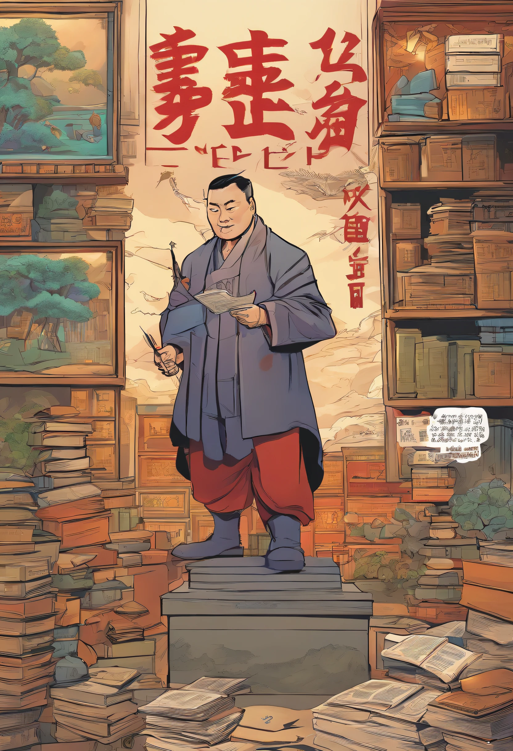 Create a work,Expressing the theme of rule of law in China
