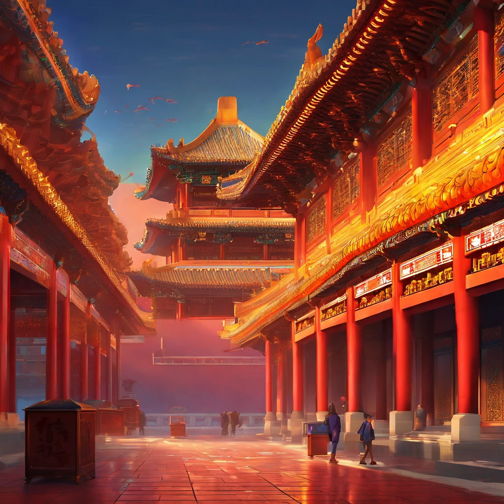 Great masterpiece,Ultra-realistic picture scenes,Love and blessings to the country,National history and culture,Joy and vitality,Prosperity and solidarity,the People's Republic of China,Tiananmen square