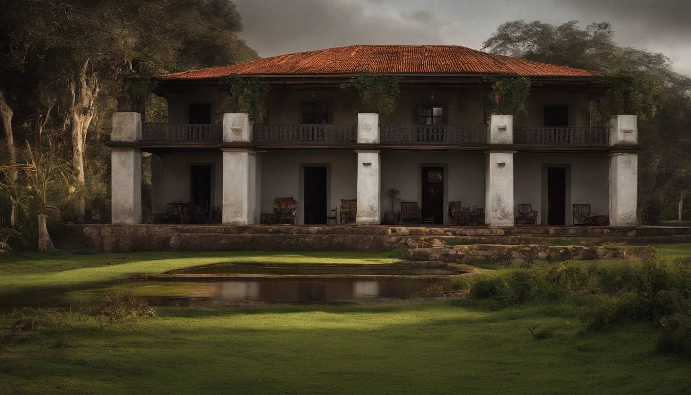 fazenda do terror nublado cinzenta