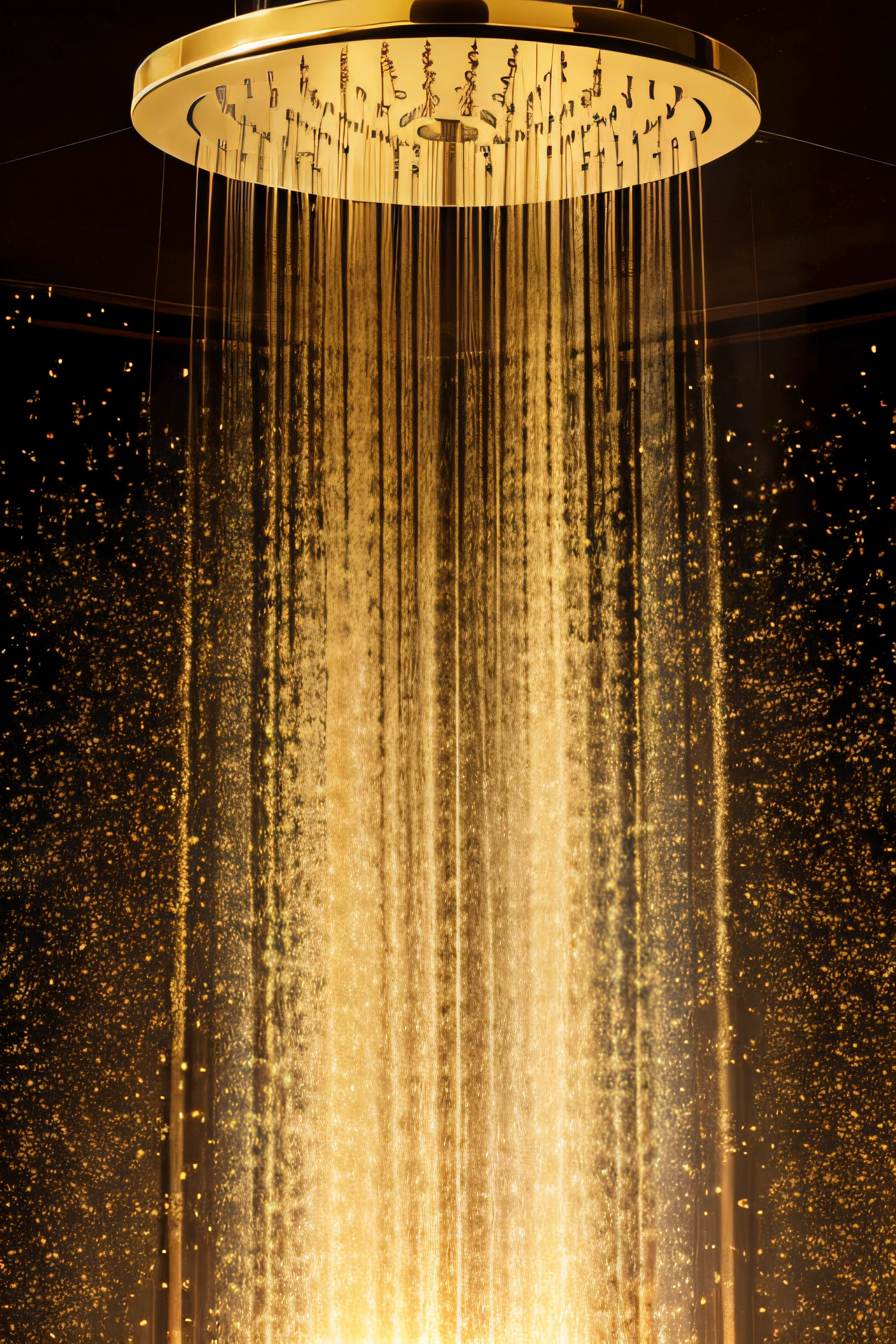 shower of golden light, golden particle