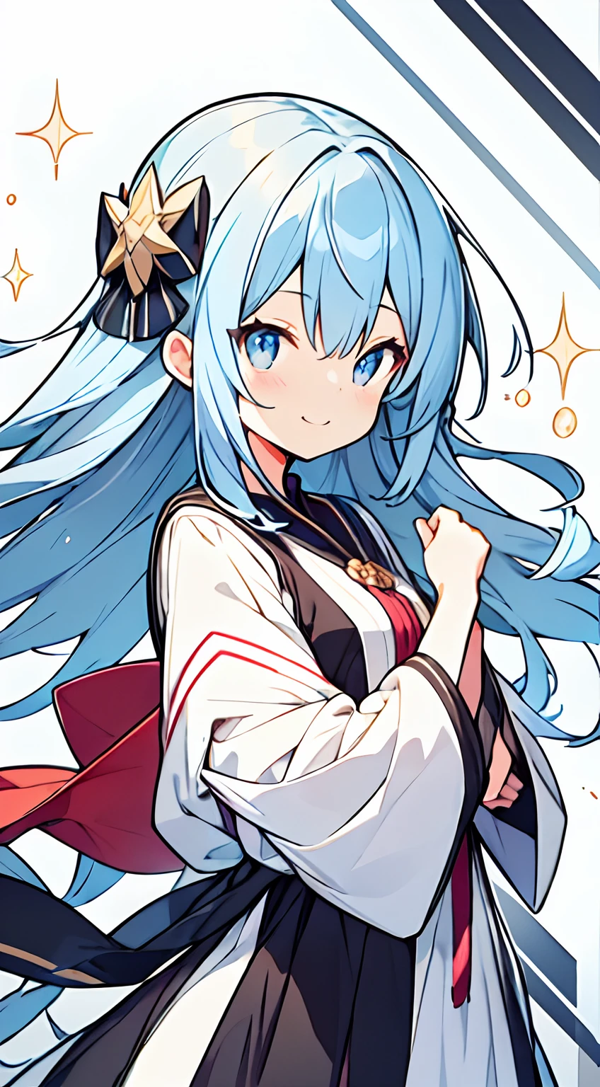 masutepiece, Best Quality,Illustration, Wallpaper, ultra -detail, Absurd beauty, 1beautiful girl、Glitter and big eyes、Hair fluttering in the wind、♡、Smaller head、miscievous smile