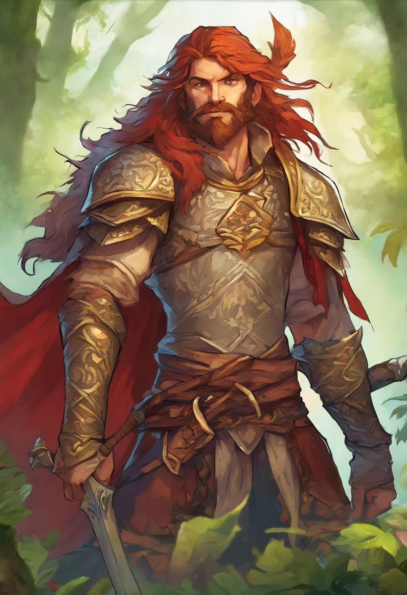 Crazy ass hero in wild armor