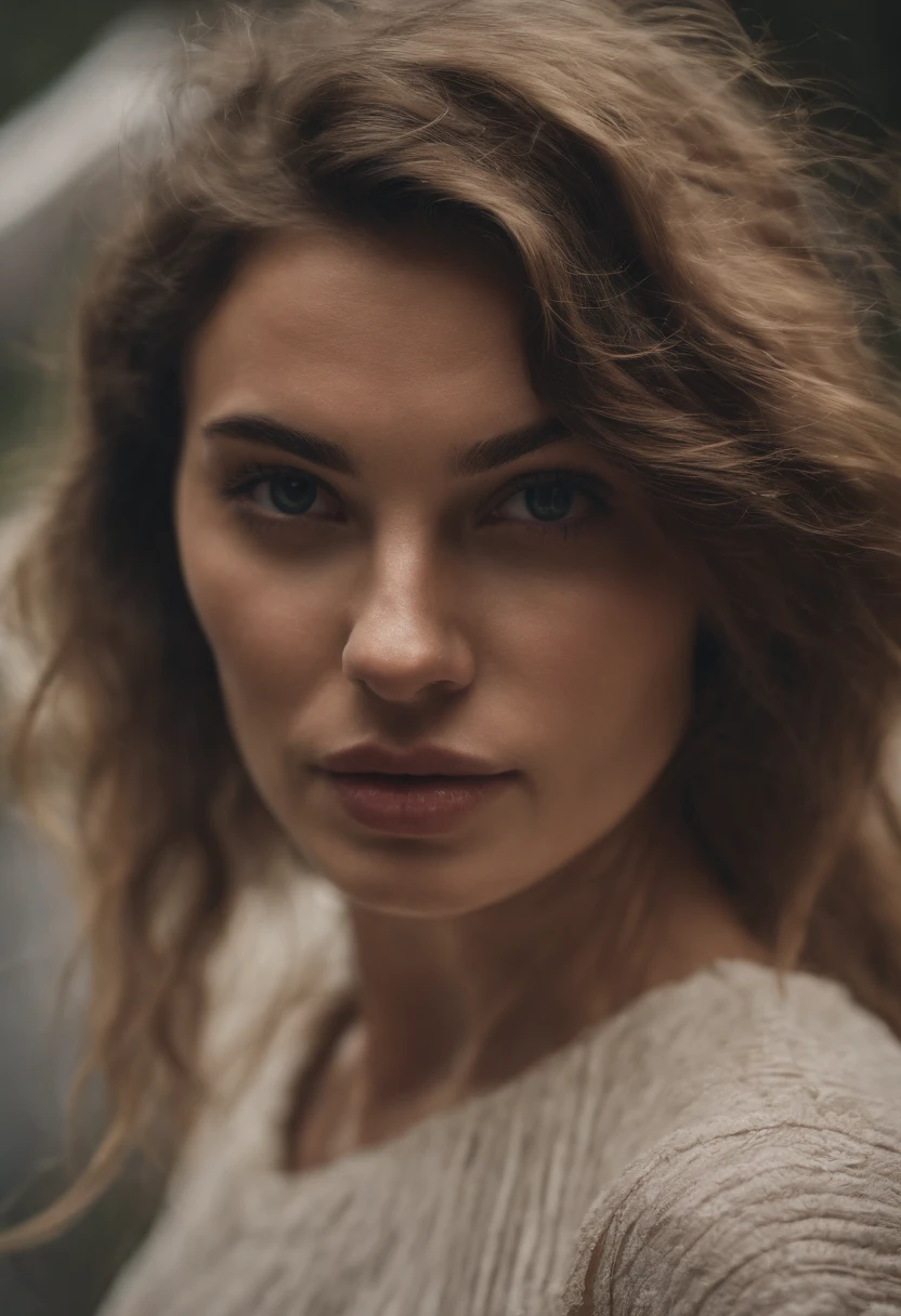 Girl with cum on face giving man handjob ultra realistic