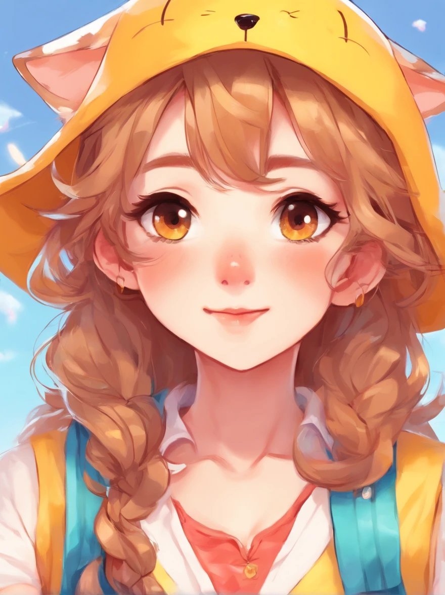 Girl in the style of a yellow kitten, Triangular face:1.1,mustaches:blanche,white backgrounid:1.1)+(diagrams,realist:1.37,foco nítido:1.1,ultra-detailliert,Haute,Professional,Vivid colors:1.1)+(Soft hair:1.1,playful expression,Prying eyes,bonito:1.1)+(Soft lighting,Warm tones:1.1)