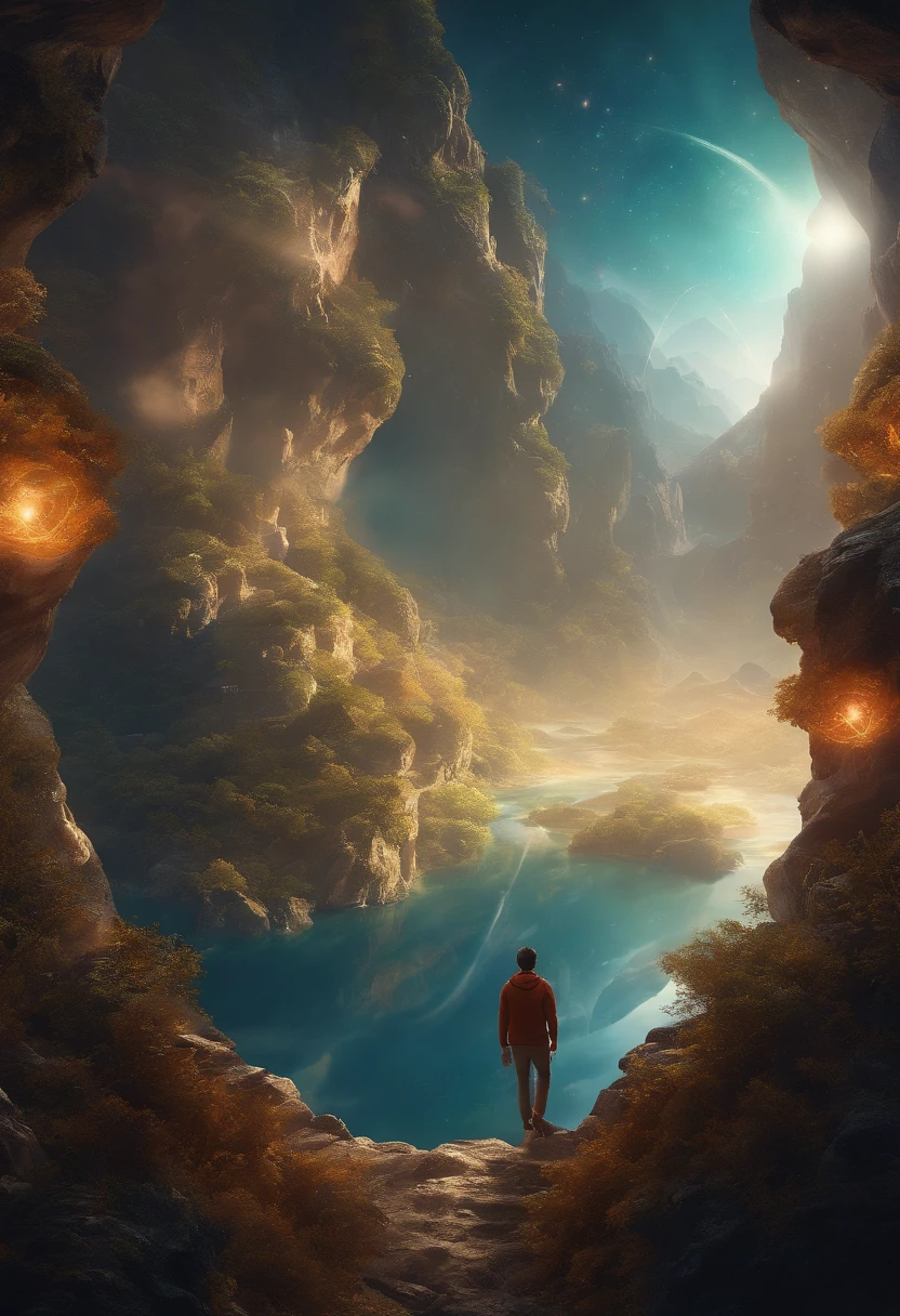 (best quality,high resolution,masterpiece:1.4),ultra-detailed,1boy,top-down view,spacious,floating,abstract space,imaginary world,expansive,crystal clear,unrealistic details,infinite depth,highly immersive,complex composition,vibrant colors,ethereal lighting,mesmerizing,mind-bending,surreal atmosphere,serene ambiance,transcendent experience,otherworldly,limitless possibilities,awe-inspiring,wondrous journey.