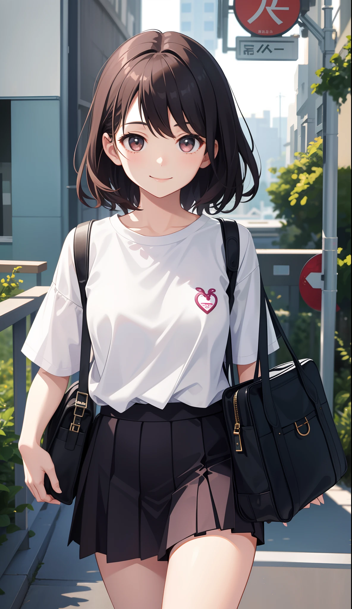 masterpiece、highest quality、High resolution、bright lighting、1 girl、very young girl、heart shaped pupils、black hair、Braid、(((1 boy)、(penis), (penis)、(cum)、(Ejaculate vigorously)))、(evil grin)、No bra、perfect feet、colorful pedicure、(CFMN), ((femdom)), panties、mini skirt、erect pink nipples, T-shirt, small breasts, ((Watching a boy masturbate while standing in front of his penis))、I have a smartphone、((angle from below))、boy is masturbating on the floor、((For boys, only the lower body is photographed.))、