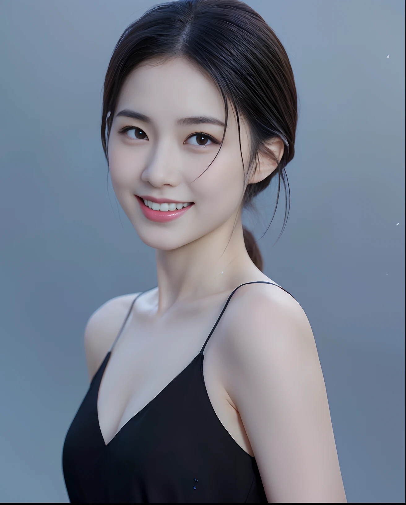 （The upper part of the body：1.5），（White background：1.4），（（tachi-e）），original，（illustratio：1.1），（best qualtiy），（tmasterpiece：1.1），（the Extremely Detailed CG Unity 8K Wallpapers：1.1 ), (a color:0.9),(in a panoramic view:1.4),(full bodyesbian:1.05),(solo person:1.2),(Splash ink),(Splash color),((aquarelle)),Clear and sharp,{ 1girl was standing},((chinese style )),(flowers,woods),Outdoors,Rochas,Look at the viewer,Make happy faces,Soft smile,chaste,BeautyFull detailed face and eyes,BeautyFull intricate garment pattern details,Black hair,Black eyes，ssmile，petals