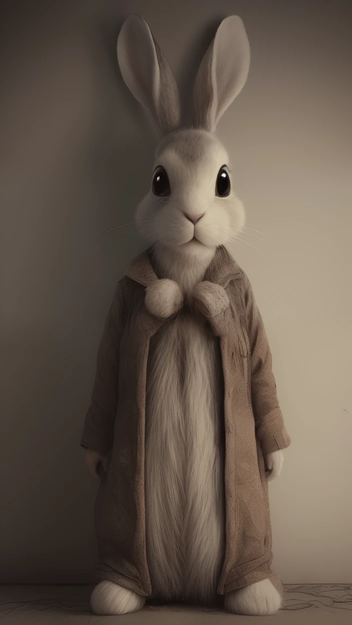 Bunny looking for revenge in a horror movie style