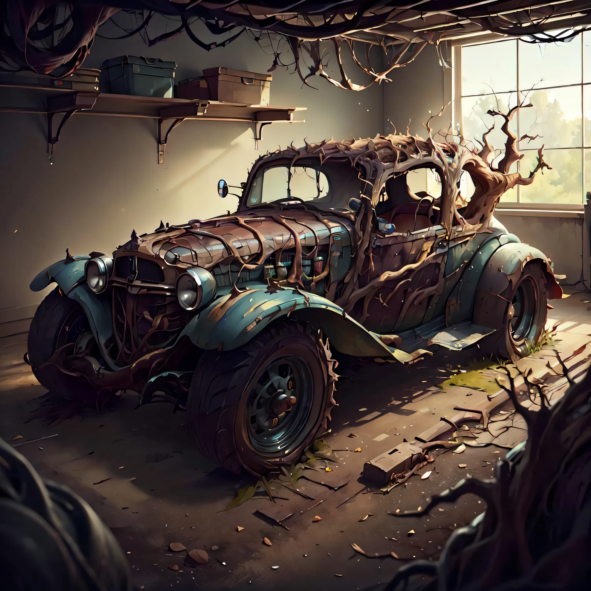 RootsBranchesAI car in garage
