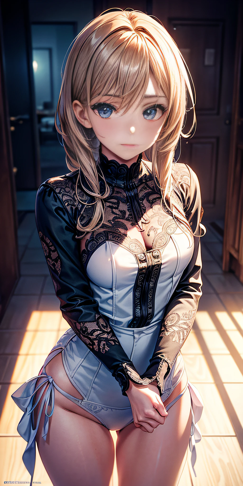 american shot, Wallpapers, Anime 2D, ( Swedish anime woman with intricate details), (intricate details of: sexy and casual clothing, symmetrical face and body measurements 88 61 87, Professional seductress and facial expression of pleasure), 50mm professional camera