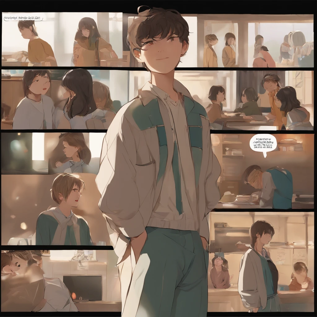 、High school students,, embarrassed from,invigorating,Shocked、tusk, heat, Shut up,Facing this way, squinting、Very short hair、bare-legged、jersey