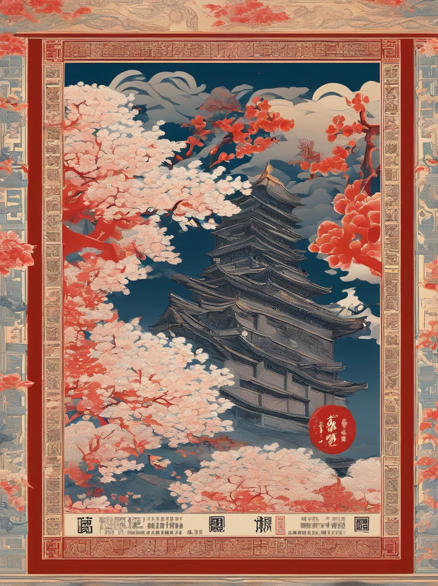 Color photo of theme: "The national tide wind has the impression of Mount Tai" (Chinese fashion trend with Tai Shan impression)

Intricate patterns and stark contrasts are depicted in this visually striking image. The elegant and detailed designs showcase the essence of Chinese cultural elements, combined with a modern twist. The patterns beautifully merge traditional aesthetics with contemporary style.

The environment description is not provided in the input content.

The camera model used to capture this image is not mentioned.

The lens focal length description is not specified in the input content.

The composition of this photograph is carefully arranged to highlight the intricate patterns and stark contrasts. The subject is prominently placed within the frame, drawing the viewer's attention to the captivating details. The aspect ratio of the image is 16:9, enhancing its visual appeal.

Overall, this color photo successfully captures the essence of the theme "The national tide wind has the impression of Mount Tai" (Chinese fashion trend with Tai Shan impression) with its intricate patterns, stark contrasts, and well-composed composition.