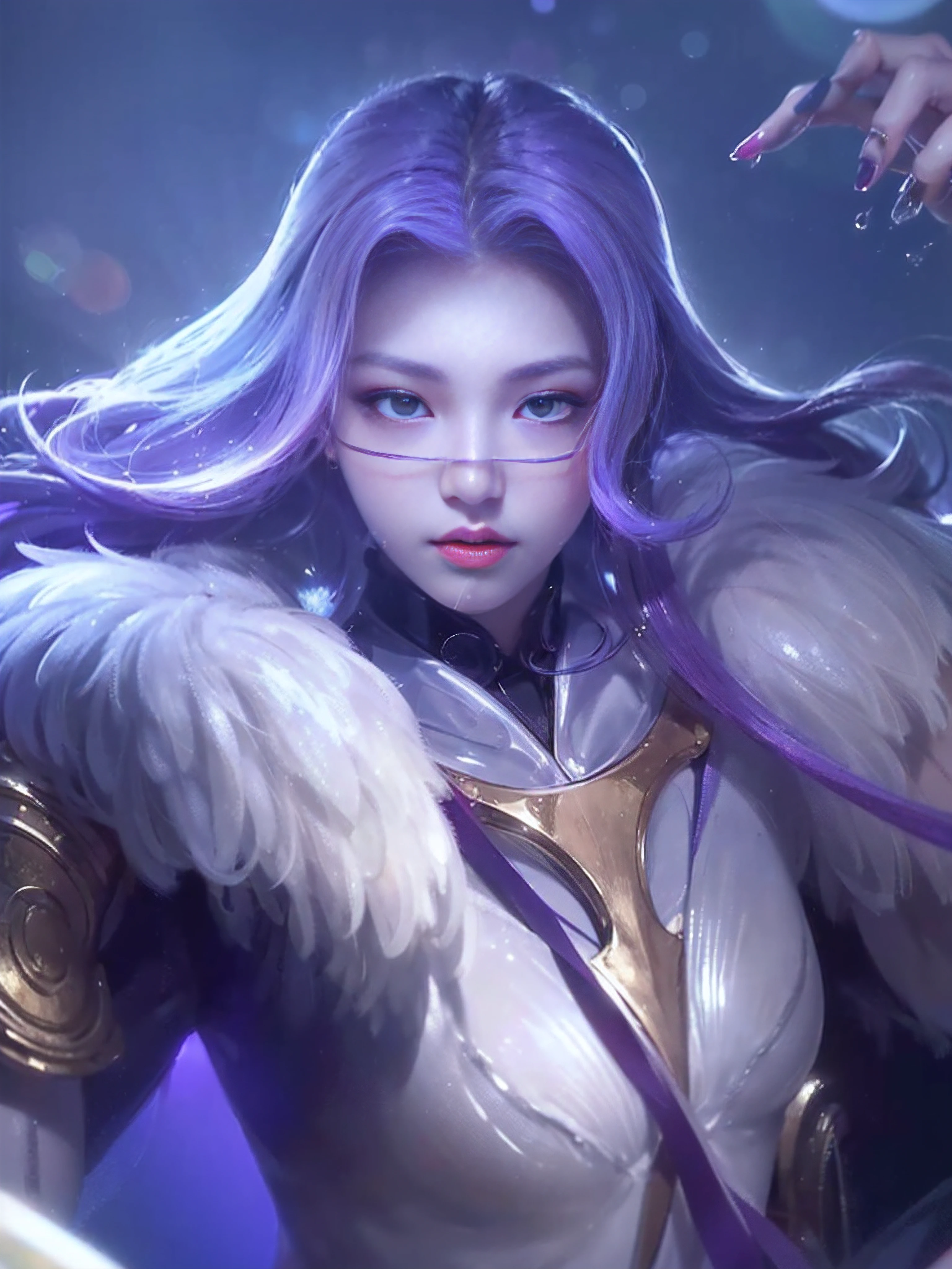 (8k, RAW photo, photorealistic:1.25) ,( lipgloss, eyelashes, gloss-face, glossy skin, best quality, ultra highres, depth of field, chromatic aberration, caustics, Broad lighting, natural shading,Kpop idol) looking at viewer with a serene and goddess-like happiness,