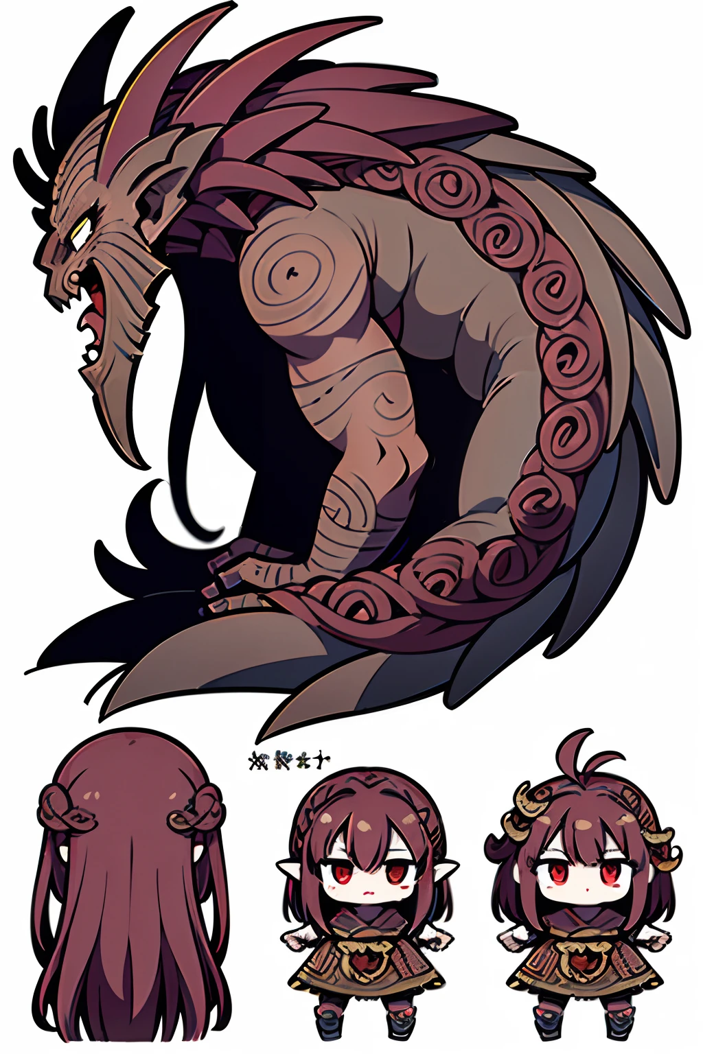 (((兎のgirl))) , (((girl))) , (((Tentacles and sexual activity))) , (Completely naked) , (((Short eyebrows))) , (((Very small in stature))) , ((very big breasts)) , (((I'm climaxing))) , (((cheeks are red))) , (((Climax ahegao)))) , front , (全身がfrontを向いている) , cave , (2D) , (((There are tentacles in the genitals))) , ((With legs apart)) , big nipples , Tentacles and sexual activity , (pregnancy) , ((fuck)) , ((Lots of tentacles in the background)) , ((legs open)) , sitting , tentacle fuck , female genitals open , tattoo , ((yuri))