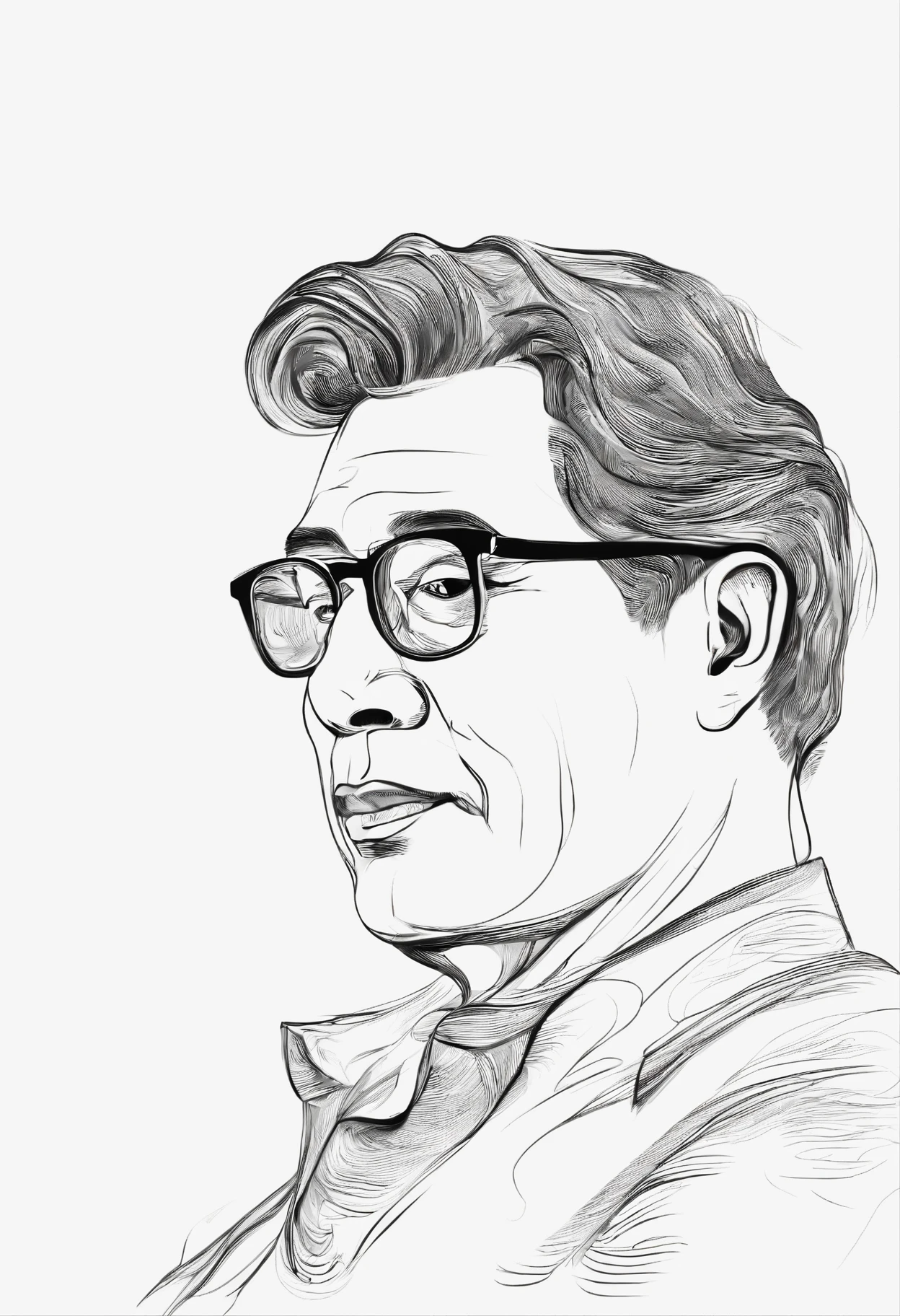 Image of Ala Fed of a man in glasses and a black shirt, yangjun chen, headshot profile photo, professional profile photo,