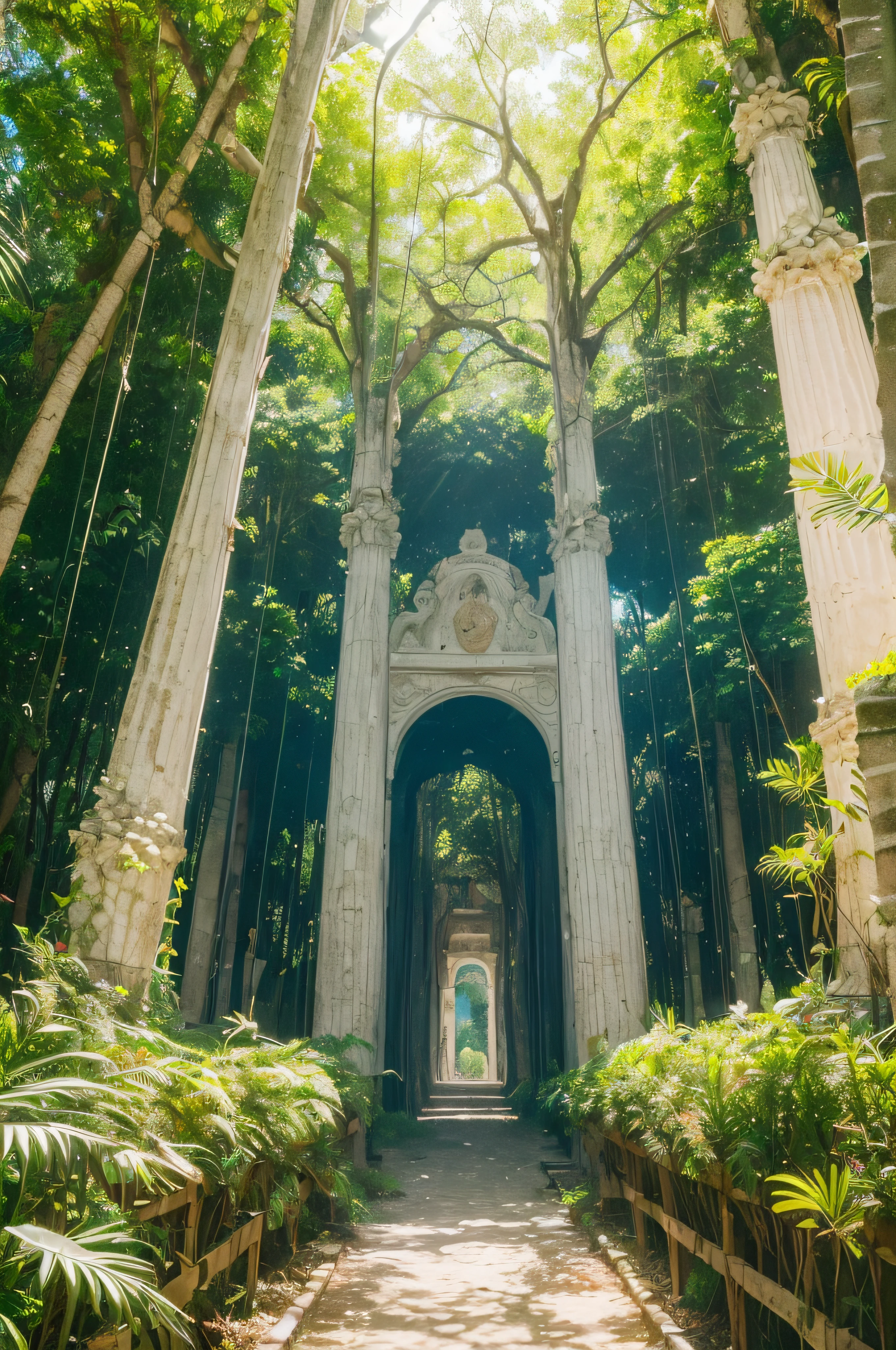 (extremadamente detallado, obra maestra, La mejor calidad, foto antigua, principios de siglo, VHS Aesthetics).(ciempies gigante, pinzas de cangrejo.)(jungla espesa), luz amanecer.