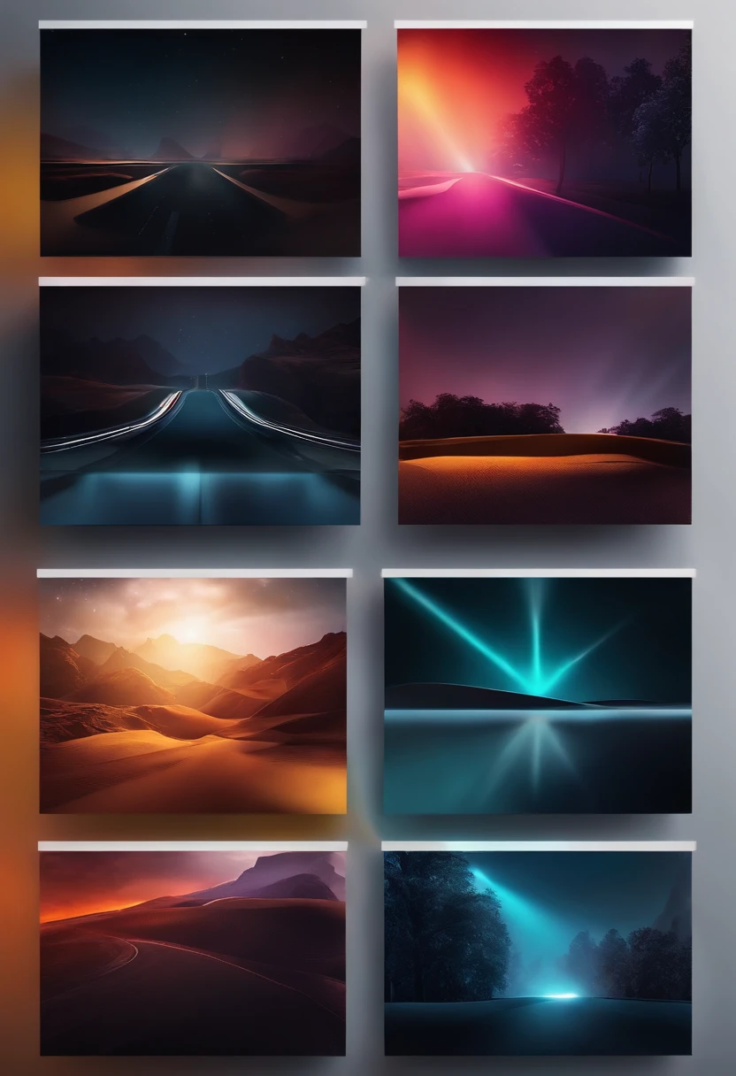 Light and shadow effects,Modern background with a stylish feel,Colorful effects