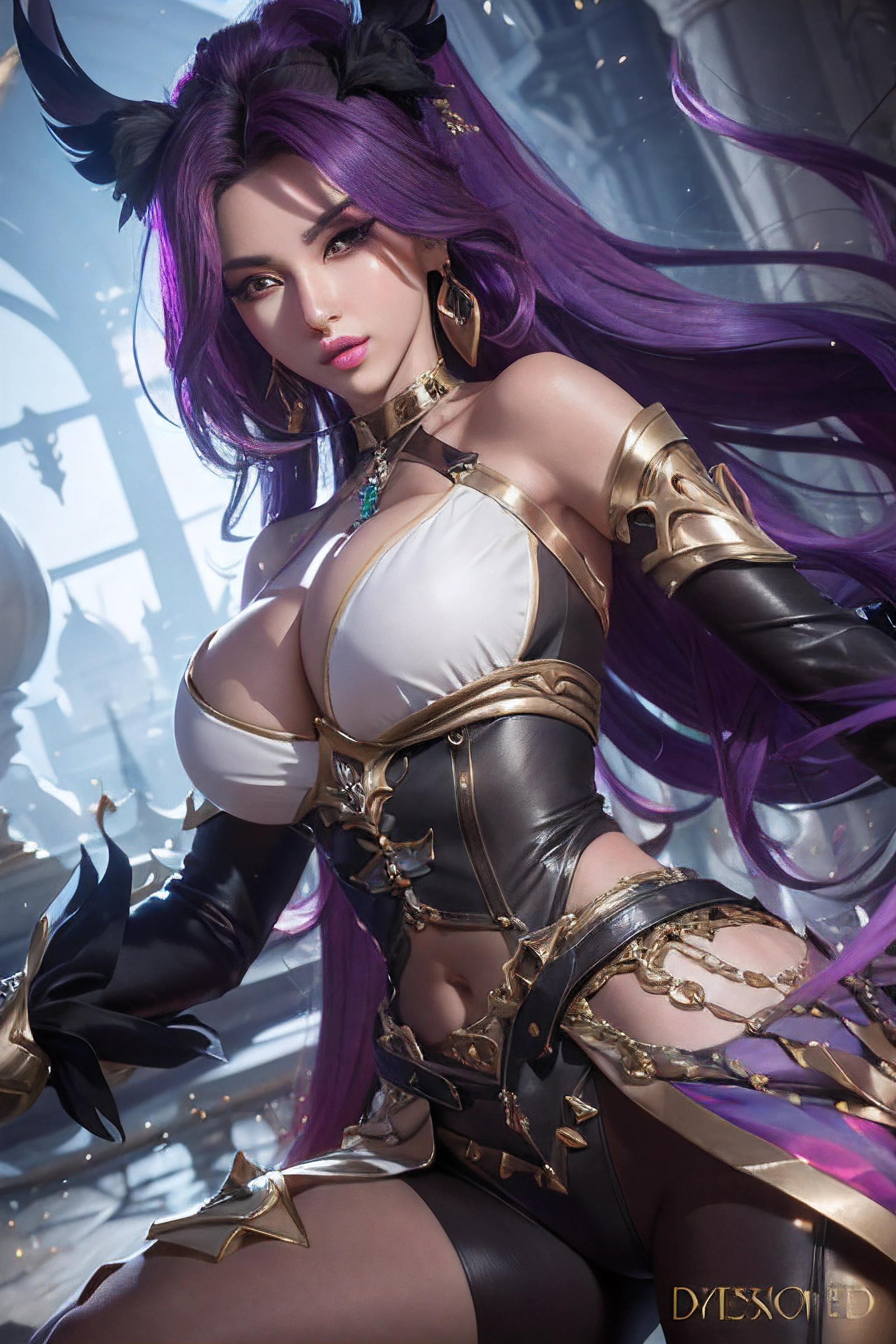 high detailed, 8k, highres, 1girl, jewelry, earrings, makeup, eyelashes, earrings, collarbone, collar, looking at viewer, (large breasts, thick thighs, thigh gap, wide hips, toned body),, ulzzang-6500, ultra realistic 8k cg, unparalleled masterpiece, absurdres, extraordinary, incredible, exquisite, sensational, perfect artwork, perfect female figure, perfect anatomy, unique, sexy, very long hair, blonde, multicolored hair, large breasts, looking at viewer, aesthetic, spectacular, splendid, superb, grand, astounding, stunning, magnificent, elegant, graceful, luxury, jewelry, gem, glint, beautiful, gorgeous, charismatic, charming, alluring, erotic, seductive, gothic, fantasy, divine, clean, rich, prestige, fantastic, supreme, apex, paramount, goddess, lace, lace trim, delicate pattern, shiny skin, gold, royal, queen, supernatural, phenomenal, fabulous, marvelous, stupendous, terrific, ((nsfw, breasts out, , thick thighs, wide hips, toned body)),, high detailed, 8k, highres, (k/da all out kai'sa), league of legends, k/da \(league of legends\), 1girl, purpel hair, multicolored hair, long hair, very long hair, ponytail, long ponytail, streaked hair, green hair, two-tone hair, purple eyes, lips, jewelry, earrings, makeup, bare shoulders, crop top, black crop top, collarbone, collar, shiny clothes, detached sleeves, crystals, gloves, elbow gloves, single fingerless glove, midriff, looking at viewer, (large breasts, thick thighs, wide hips, toned body, ) RozalinD2, 1girl, gigantic breast Azure lane, gold hair ornament, revealing black bodysuit large breasts, cleavage, perfect composition, perfect Waifu)), sexy, appealing, ((Best quality)), ((masterpiece)), (detailed:1.4), submissive, super thick, small waist, sixpack abs, ripped, fit, slave collar, makeup, lipstick, blush, exotic, Asian and Spanish, mixed girl, HDR (High Dynamic Range), Ray Tracing, NVIDIA RTX, Super-Resolution, Unreal 5, Subsurface, detailed background, mansion, palace, goddess, camel toe, micro bikini