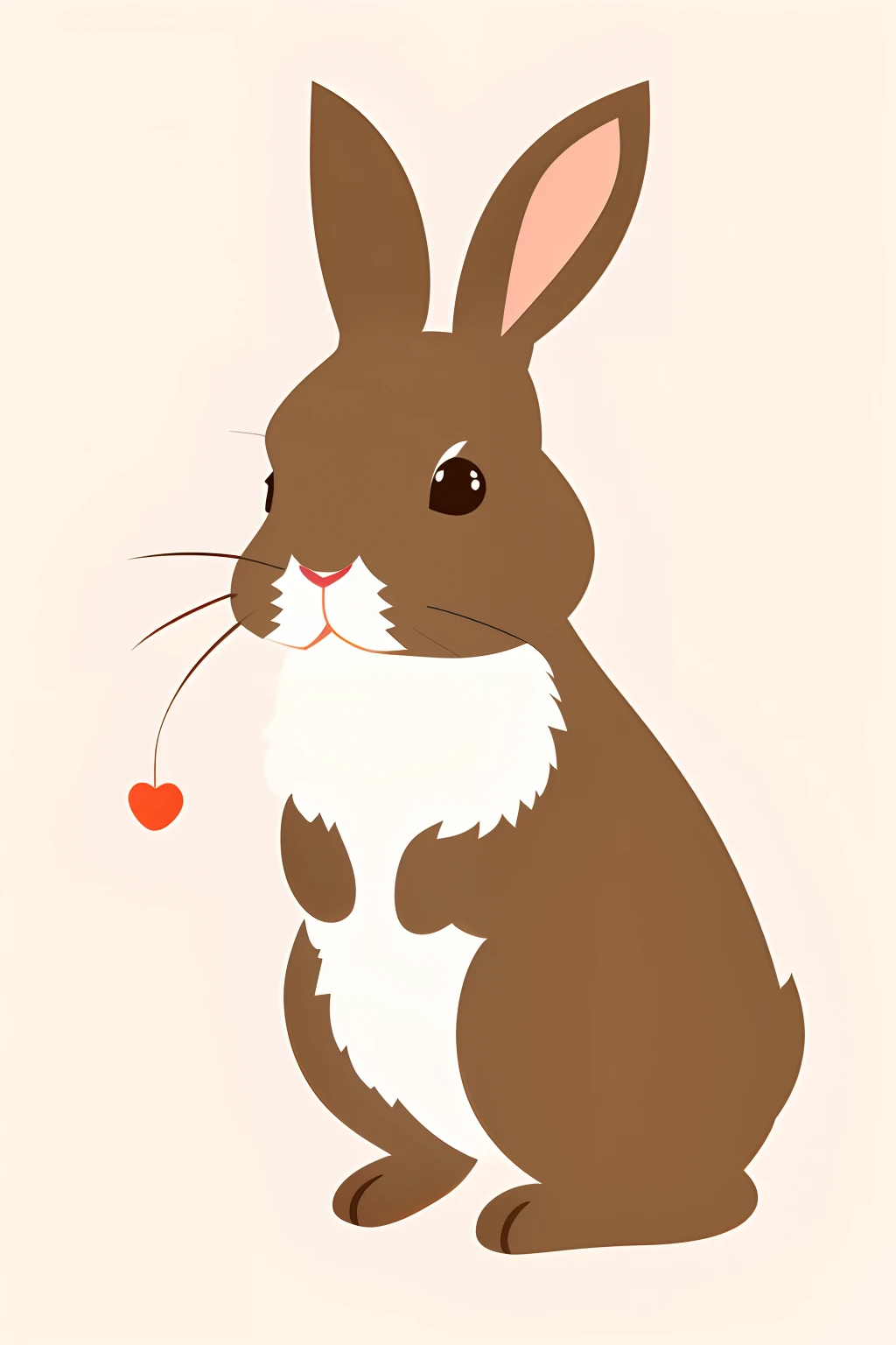 Cute illustration of a rabbit