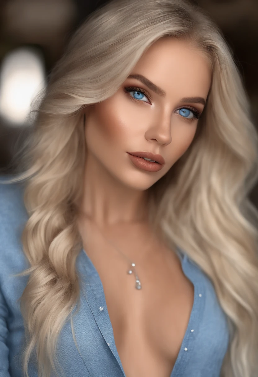 (realistic,photorealistic:1.37),best quality,white,blonde,1 girl,blue eyes,instagram influencer,beautiful detailed eyes,beautiful detailed lips