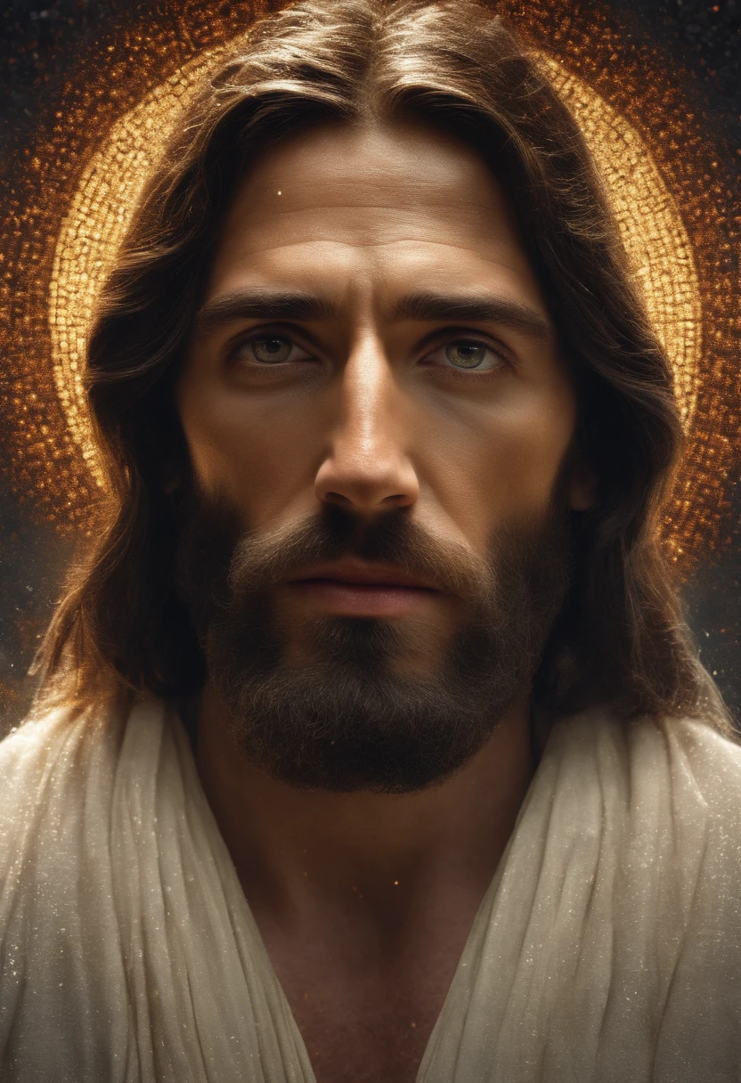 (symmetry),centered,a ((close)) up portrait,(Jesus),a very thin white prime man with long hair and a beard,wearing a long white robe,35mm,natural skin,clothes detail, 8k texture, 8k, insane details, intricate details, hyperdetailedhighly detailed,realistic,soft cinematic light,HDR,sharp focus, ((((cinematic look)))),intricate, elegant, highly detailed