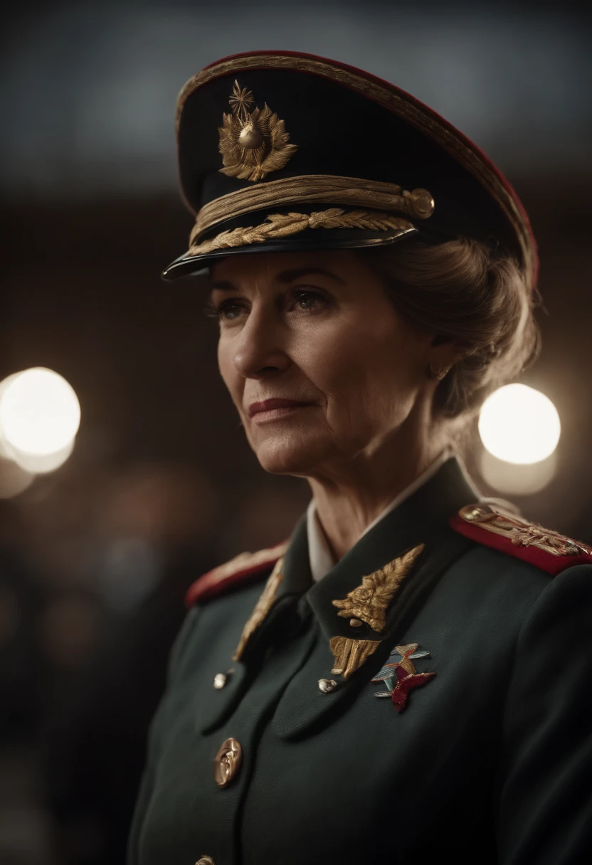 Argentinian female general in hearts of iron 4 portrait