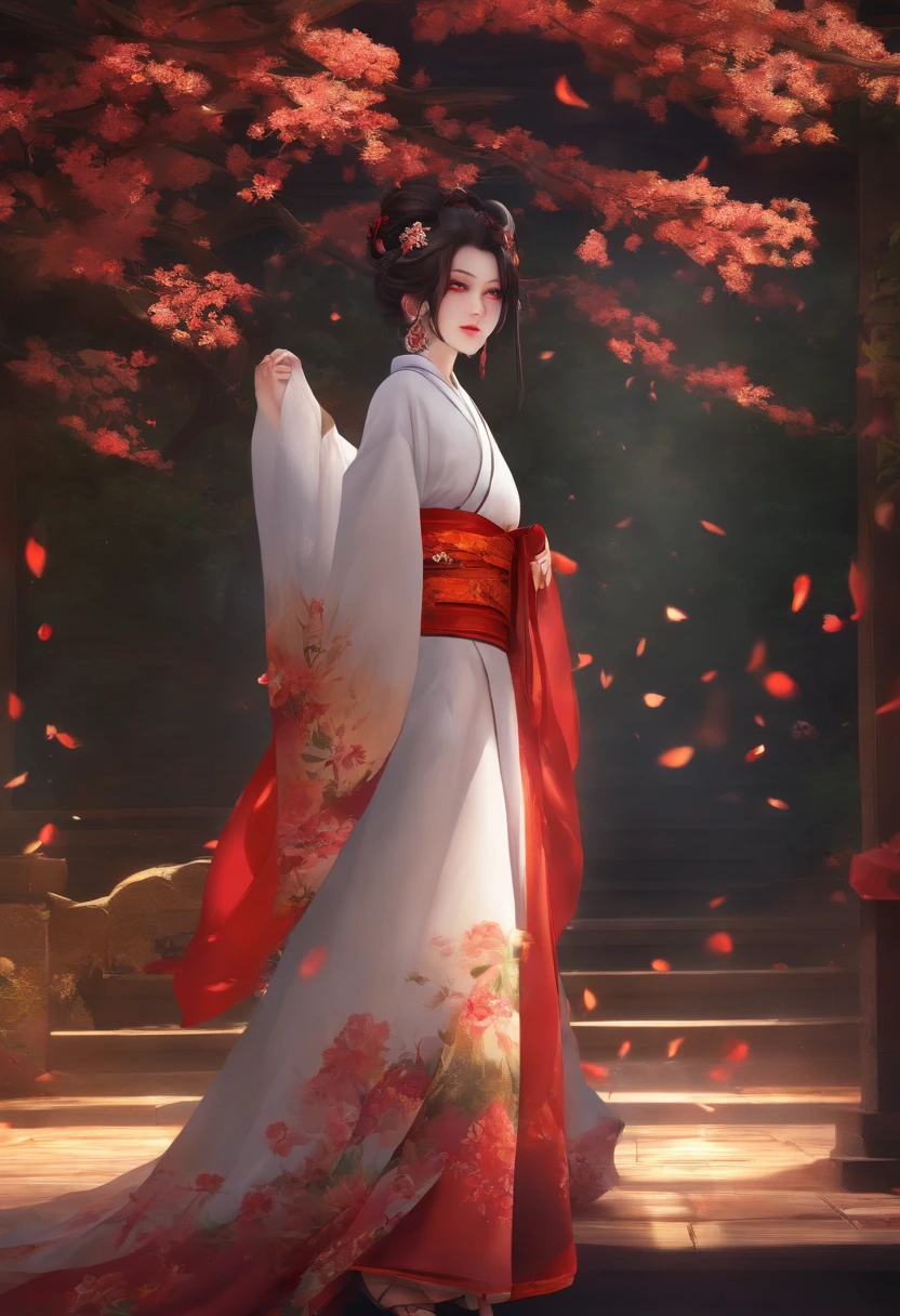 Senos. Pezonez, anime, demonio,kimono