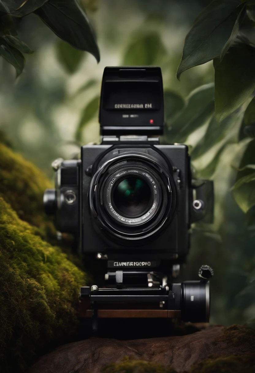 Photographer logo, camera, nature, comercial, realistic, 8k.