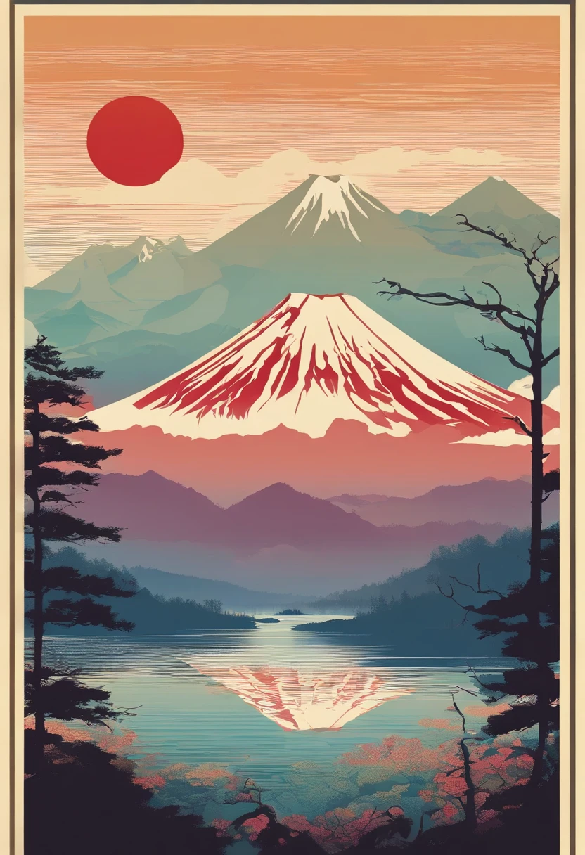 (japanese-inspired),Mountains shrouded in fog and low clouds々々And distant mountains々, Volcanic fog, japan mountains, Fog blanket, (myst), myst, Mt fuji, mont. Fuji, Rolling fog, Layered Fog, mountain fuji on the background, Foggy Mountain々, mountain fuji on the background, Foggy, Foggy clouds, Mountains on foggy background々々, mount fuji background, With fog、、Ultra-long viewing angle,no man,scenecy,best qualtiy,detaileds
